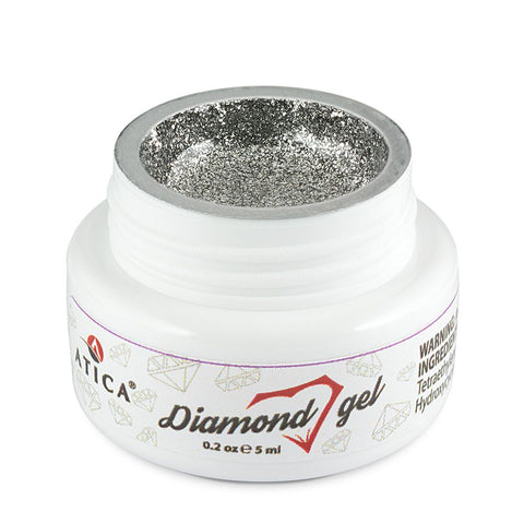Atica Diamond Gel Paste – Silver 5ml [85370]
