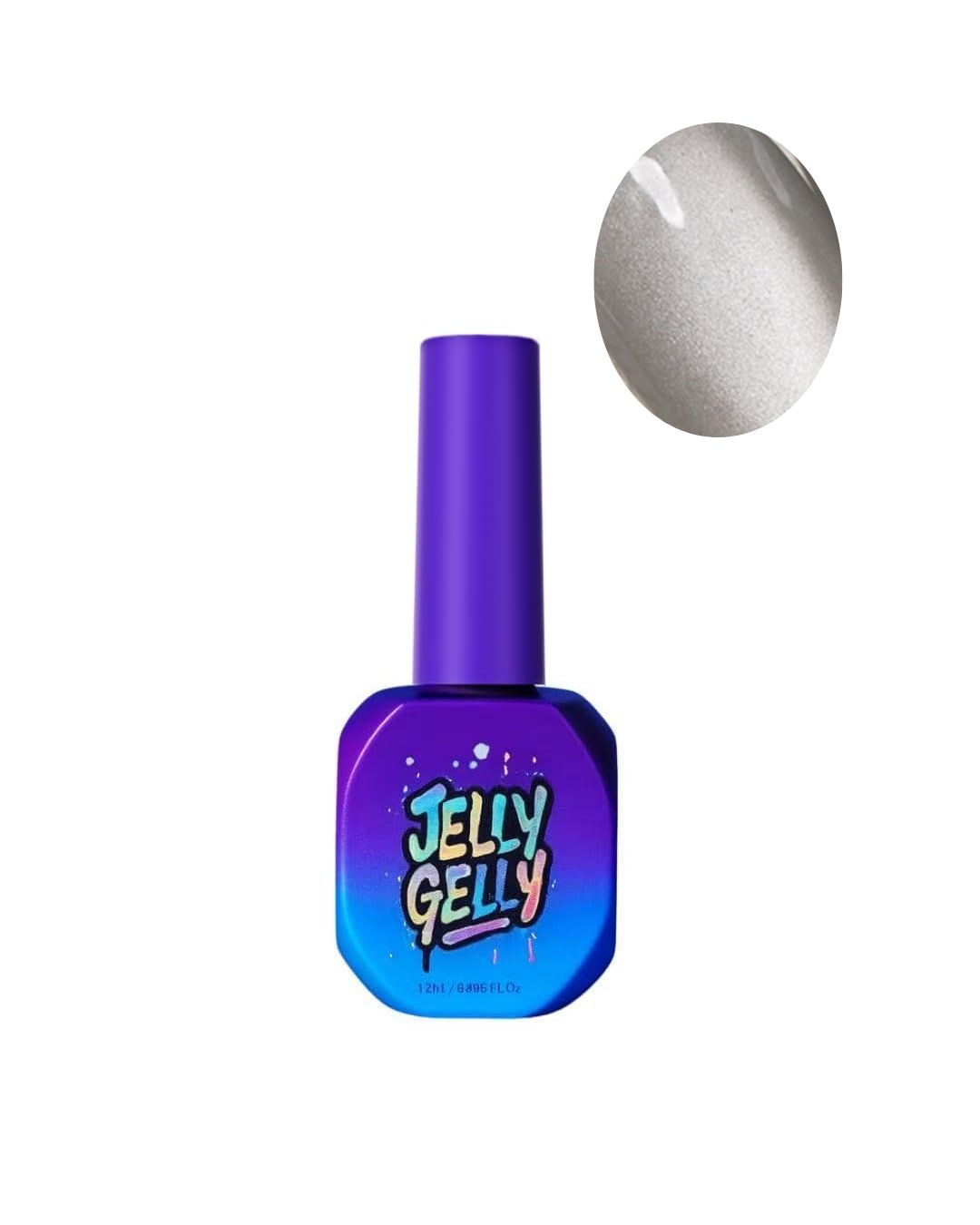 Jelly Gelly Champagne Frosty Silk Gel Polish (12ml) [GGP11]