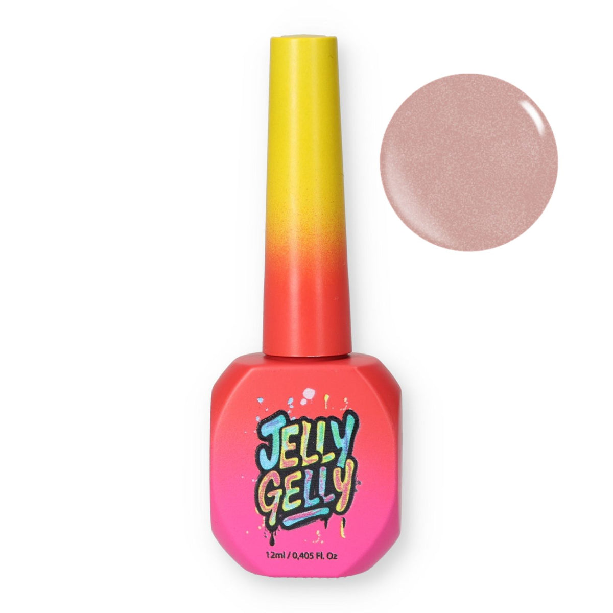 Jelly Gelly Hard Base (Fiber) Nude shimmer 12ml TPO/HEMA FREE [HB09]