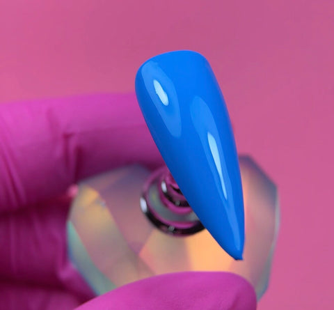Jelly Gelly Neon Blue Voltage TPO Free Gel Polish (12ml) [JGP090]