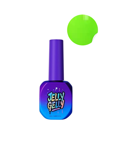 Jelly Gelly Neon Alien Lime TPO Free Gel Polish (12ml) [JGP088]