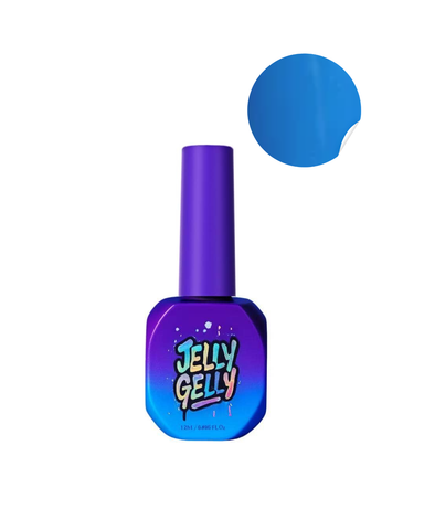 Jelly Gelly Neon Blue Voltage TPO Free Gel Polish (12ml) [JGP090]