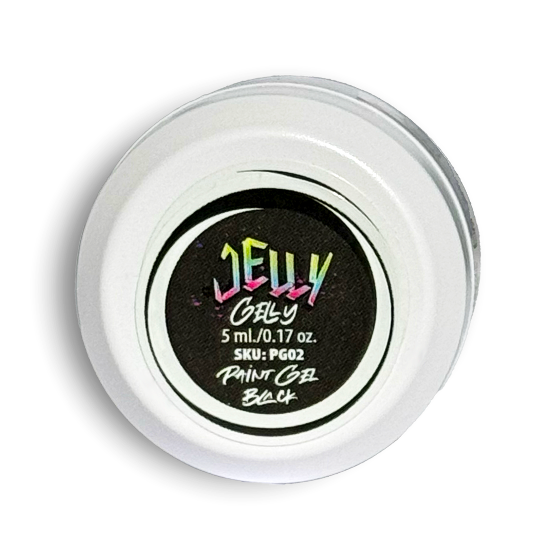 Jelly Gelly Painting gel Black 5ml [PG-02]
