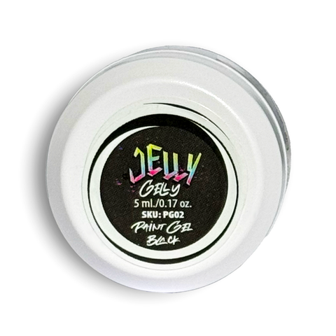 Jelly Gelly Painting gel Black 5ml [PG-02]