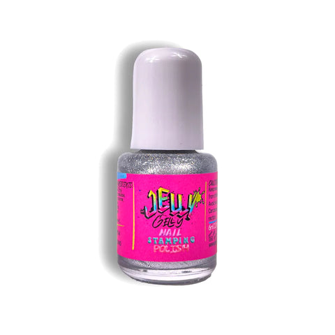 Jelly Gelly silver stamping polish 6ml [SP04]