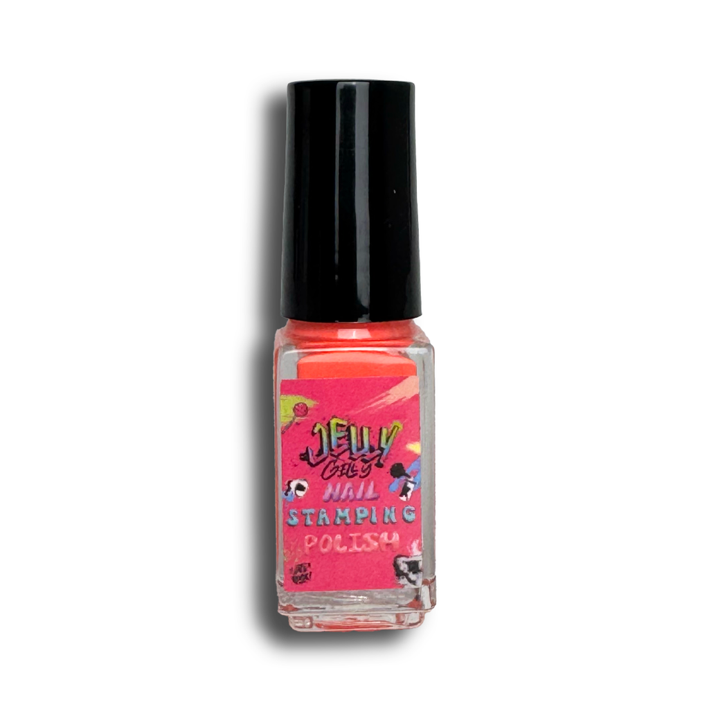 Jelly Gelly stamping polish Neon Coral 5ml [SP17]