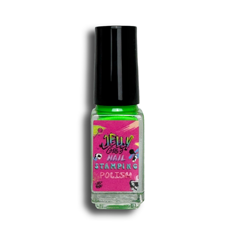 Jelly Gelly stamping polish Neon Green 5ml [SP16]
