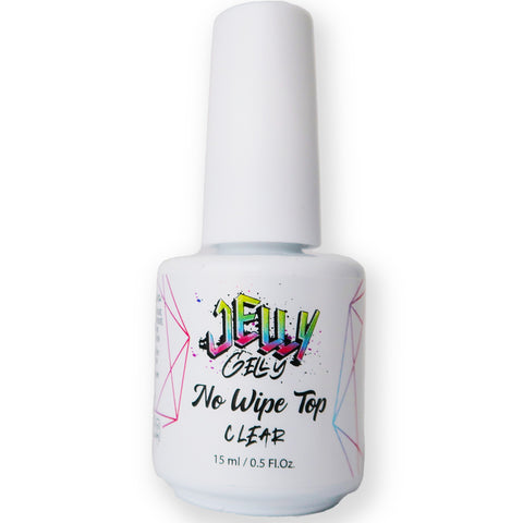 Jelly Gelly No Wipe Top - Clear 15ml