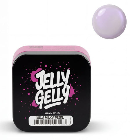 Jelly Gelly Lolly Milky Pearl Self-Leveling Gel – 40ml (HEMA-Free, Vegan) [LL03]