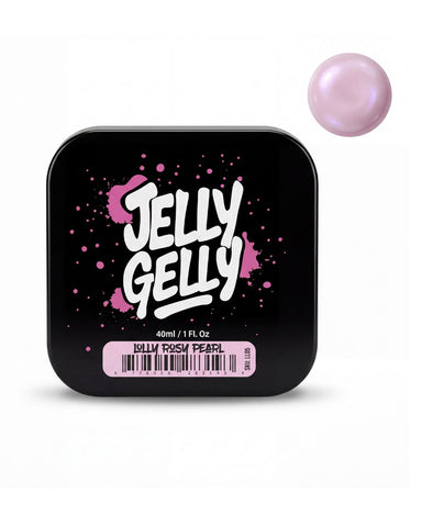 Jelly Gelly Lolly Rosy Pearl Self-Leveling Gel – 40ml (HEMA-Free, Vegan) [LL05]