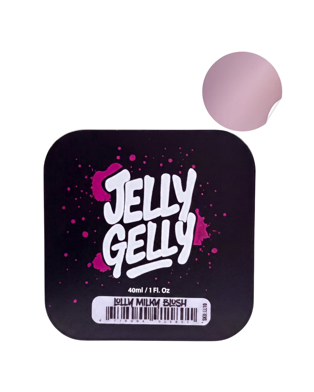 Jelly Gelly Lolly Milky Blush Self-Leveling Gel – 40ml (HEMA-Free, Vegan) [LL10]