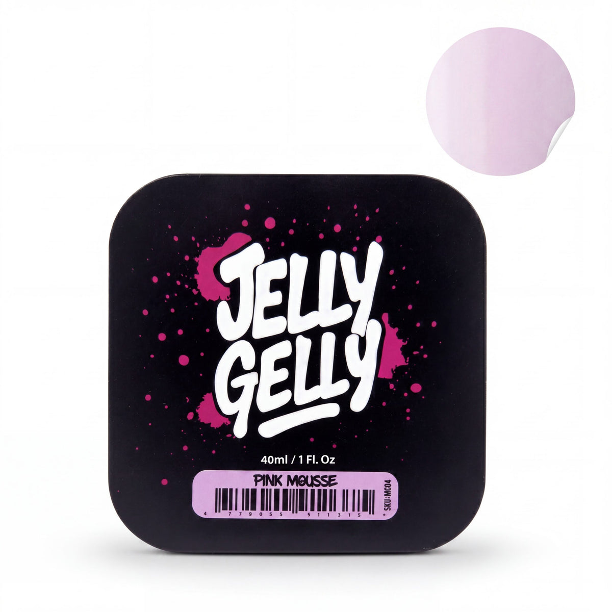 Self-leveling gel Jelly Gelly Macarons Pink Mousse 40ml [MC04]