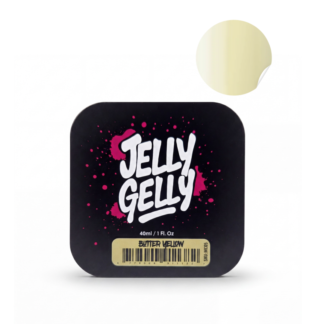 Self-leveling gel Jelly Gelly Macarons Butter Yellow 40ml [MC05]