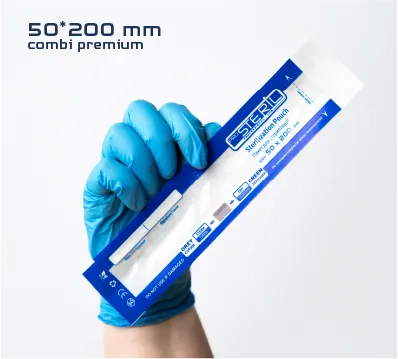 ProSteril Sterilization Pouches 50×200 mm Transparent, Without Inner Indicator (100pcs) [S5020T]