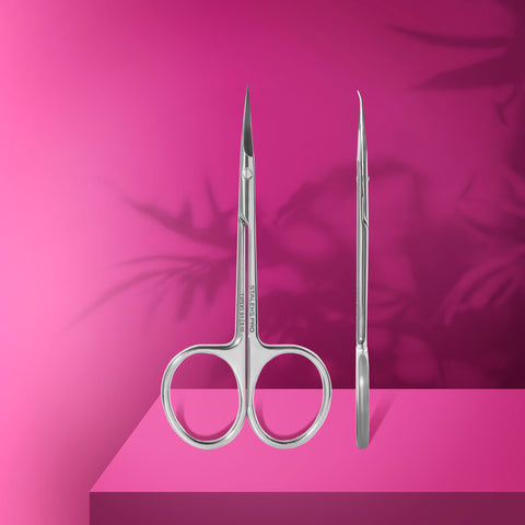 Professional cuticle scissors with hook EXPERT 51 TYPE 3 [SE-51/3]