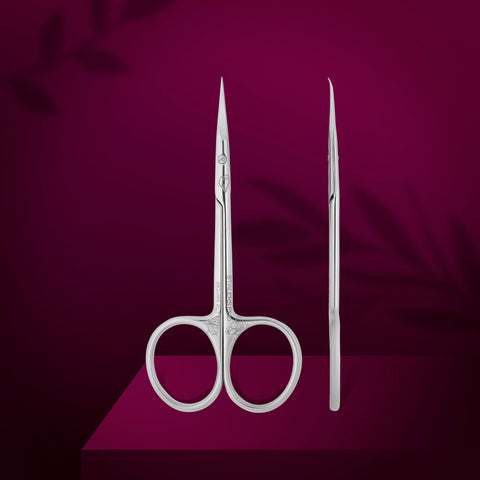 STALEKS PRO Professional cuticle scissors with hook EXCLUSIVE 23 TYPE 2 (magnolia)[SX-23/2m]