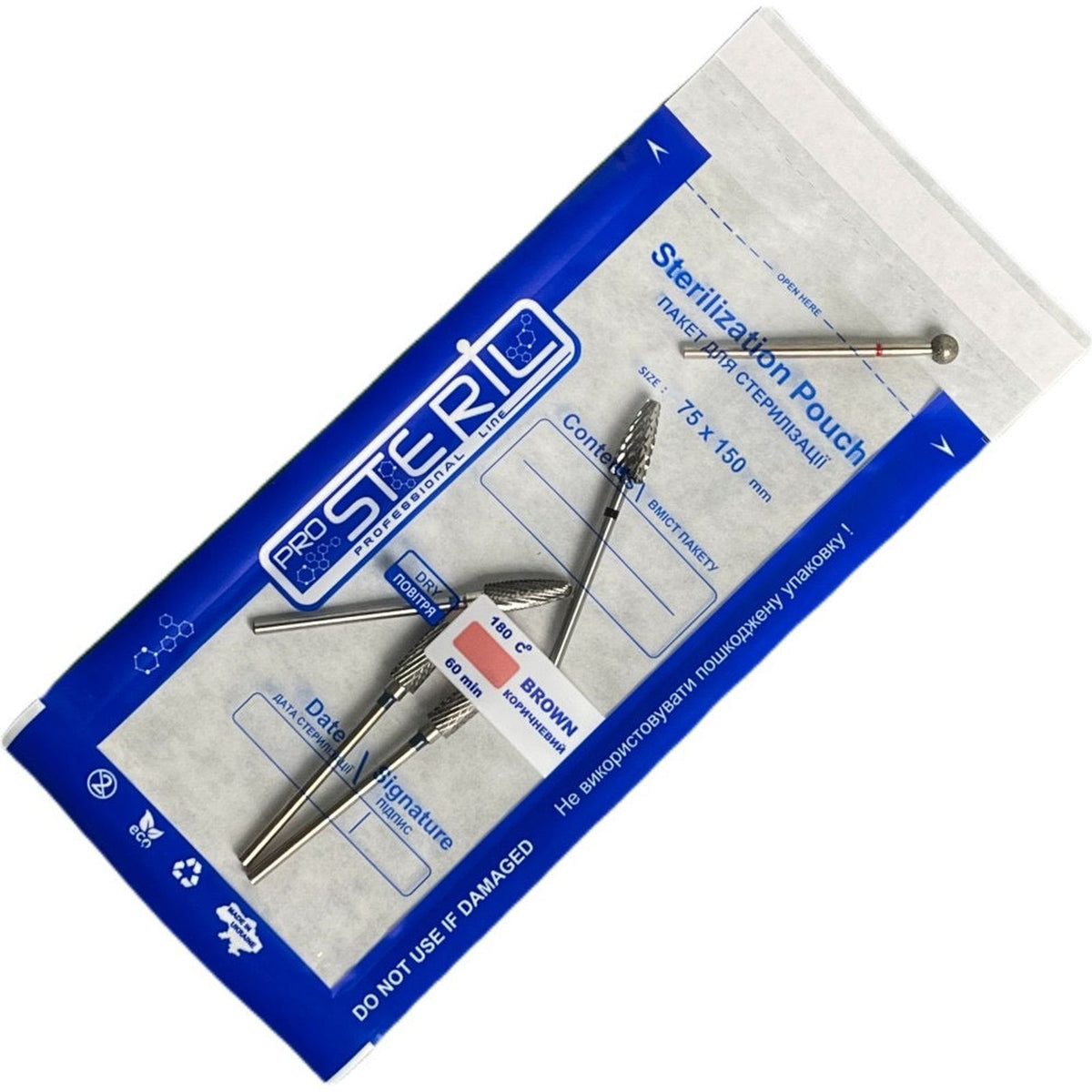 ProSteril Sterilisation pouch 75x150mm (100 pcs.) Clear