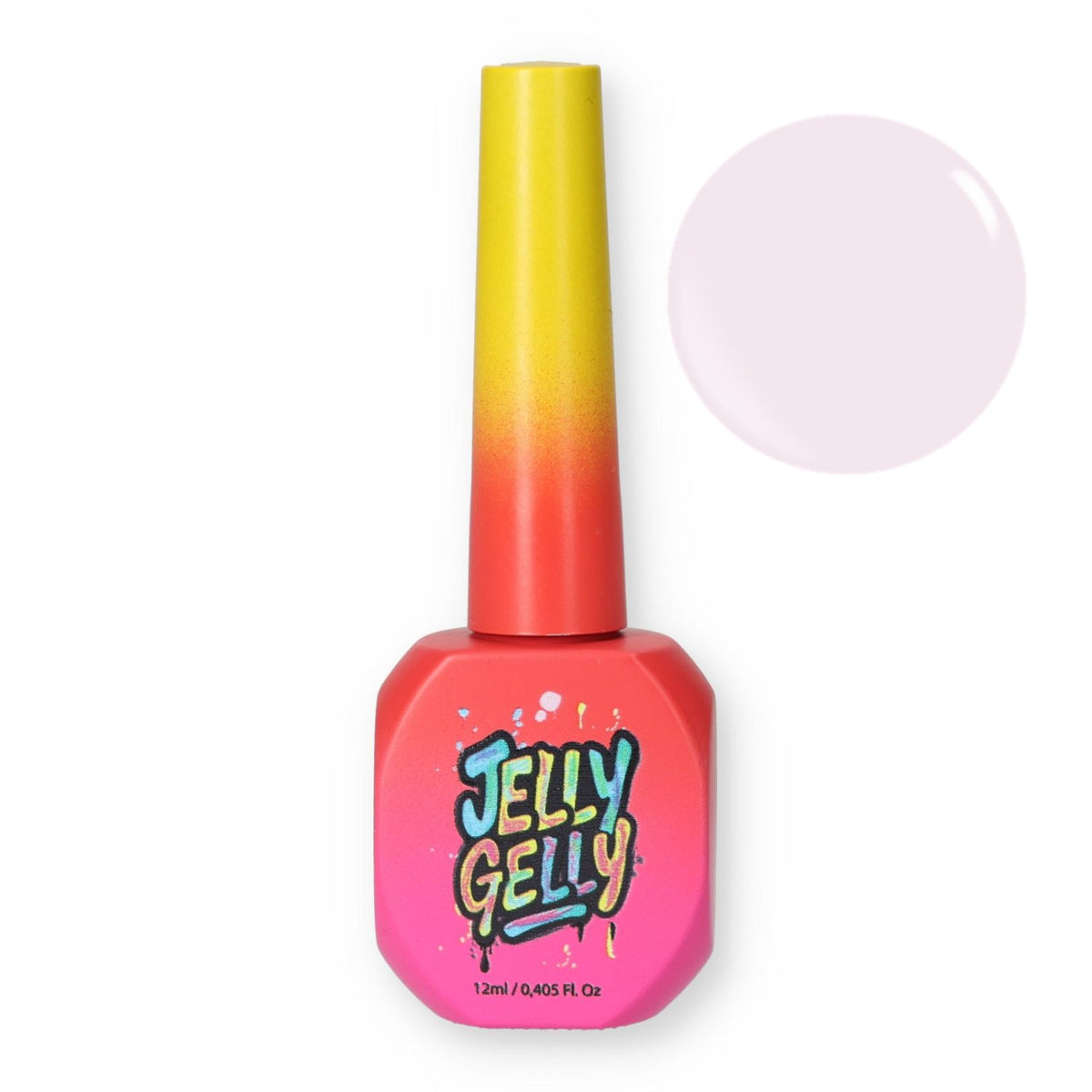 Jelly Gelly Top Coat Milky Pink 12ml TPO/HEMA FREE [TC04] NEW