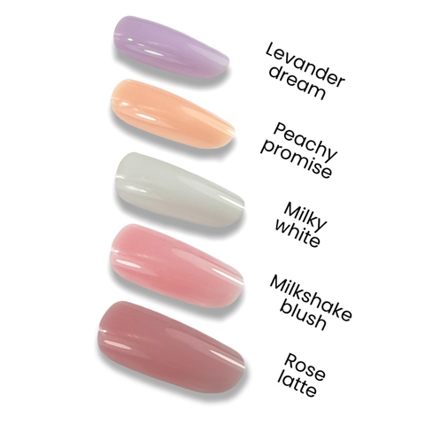 Jelly Gelly Hard Bottle Gel Gel Rose latte 12ml TPO/HEMA FREE [BG09]