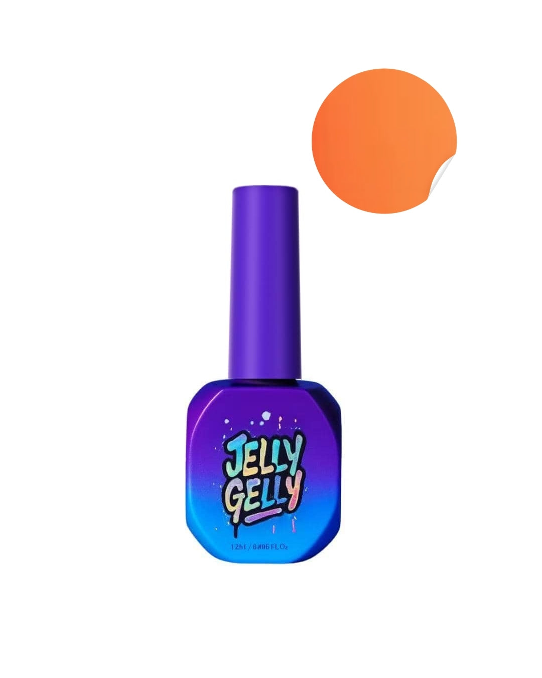 Jelly Gelly Orange Fizz TPO Free Gel Polish (12ml) [JGP096]