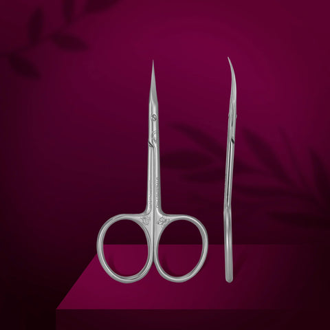 STALEKS PRO Professional cuticle scissors with hook EXCLUSIVE 20 TYPE 2 (magnolia)[SX-20/2m]