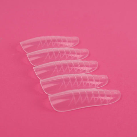 Jelly Gelly straight-curve L nail extension dual forms